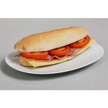 Sandwich mit Schinken, Käse & Tomaten